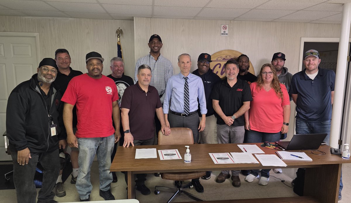 D4CWA's tweet image. Thank you to @MarkTottenMI for joining the Michigan CWA Unified Council and speaking about the critical role a pro-worker Attorney General can play. Laws mean nothing without enforcement, and there shouldn't be a dividing line when it comes to standing up for workers. #CWAStrong