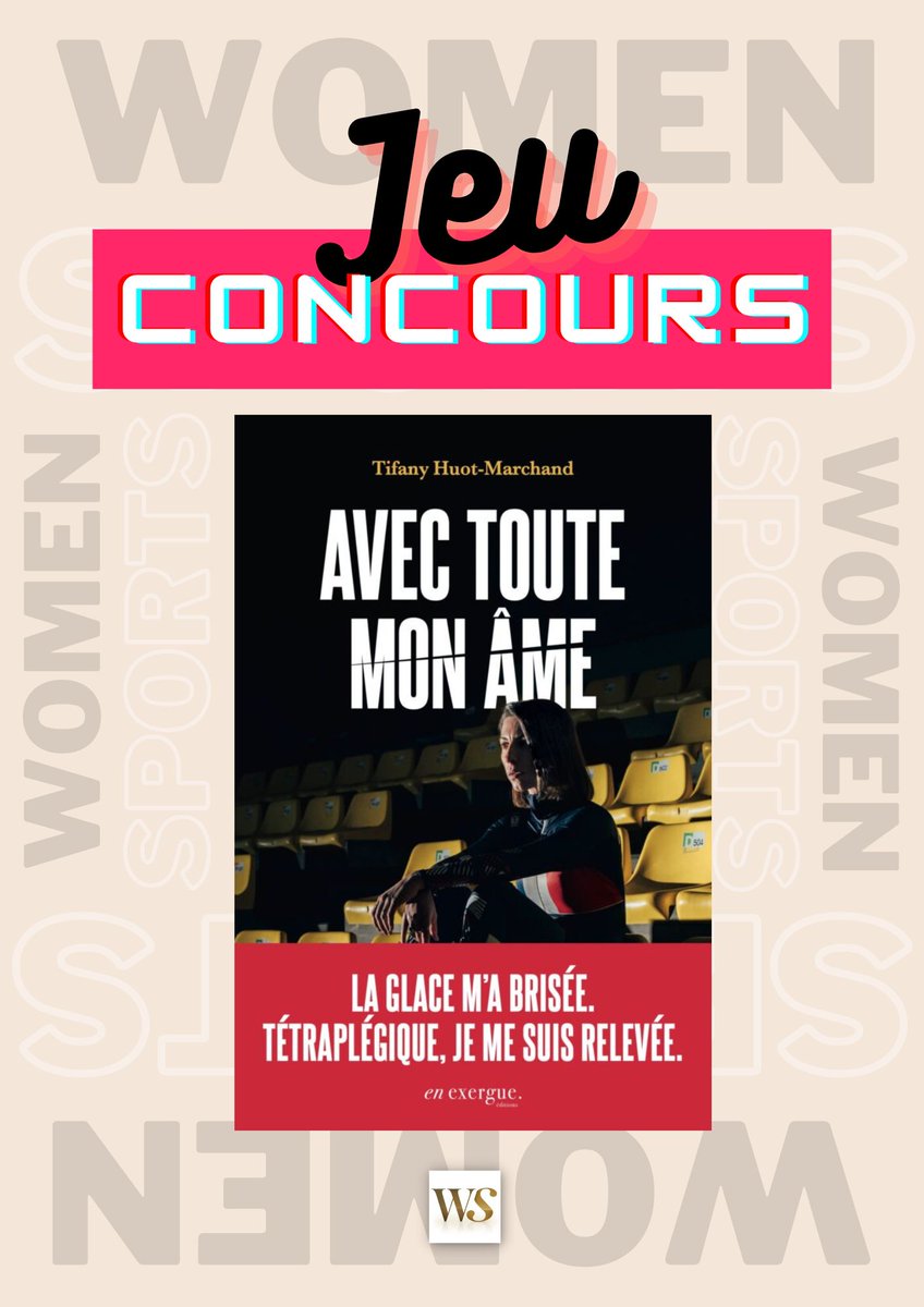 Women Sports (@womensports_fr) on Twitter photo #CONCOURS 🎁 Remportez le livre "Avec toute mon âme", aux éditions En Exergue🤩
➡️ womensports.fr/news/avec-tout…
Pour participer :🔴Follow <a href="/WomenSports_fr/">Women Sports</a> et <a href="/EnExergue/">En Exergue Éditions</a>
🔴 RT ce post
👉🏼 Insta et FB pour plus de chances
TAS le 18/06 🍀 #CONCOURS 🎁 Remportez le livre "Avec toute mon âme", aux éditions En Exergue🤩
➡️ womensports.fr/news/avec-tout…
Pour participer :🔴Follow <a href="/WomenSports_fr/">Women Sports</a> et <a href="/EnExergue/">En Exergue Éditions</a>
🔴 RT ce post
👉🏼 Insta et FB pour plus de chances
TAS le 18/06 🍀