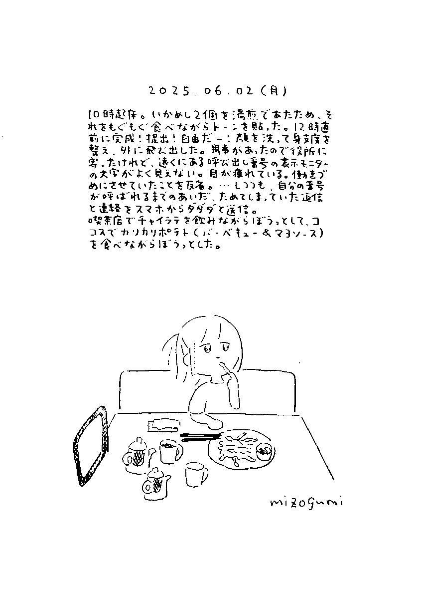 6月2日の絵日記 