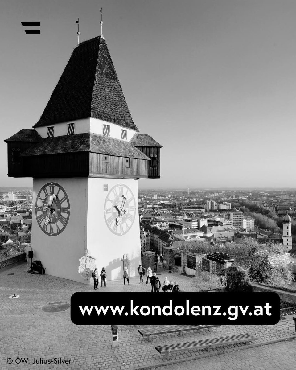 Austria mourns the tragic loss of eleven lives and many injured in Graz yesterday. Our thoughts are with the victims and their families.

For those that wish to share their sympathies, the Austrian Chancellery has made a condolences book available online: kondolenz.gv.at/graz100625.htm…