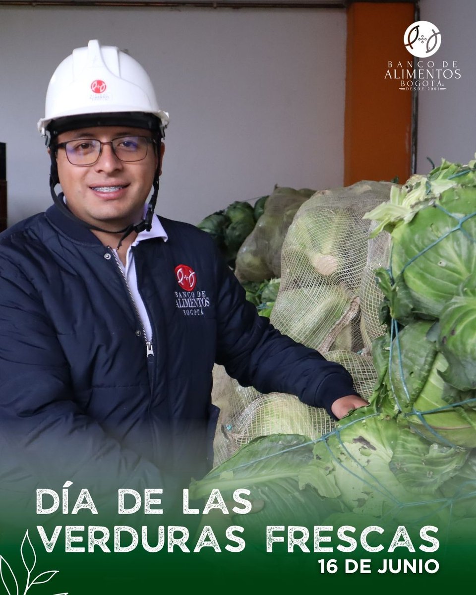 En cada verdura fresca🥦🥕hay una historia y una raíz que nos conecta con la vida, la salud y la solidaridad, gracias al trabajo incansable de los agricultores que hacen posible que más familias se alimenten.

Únete en bancodealimentos.org.co
#DíaDeLasVerdurasFrescas