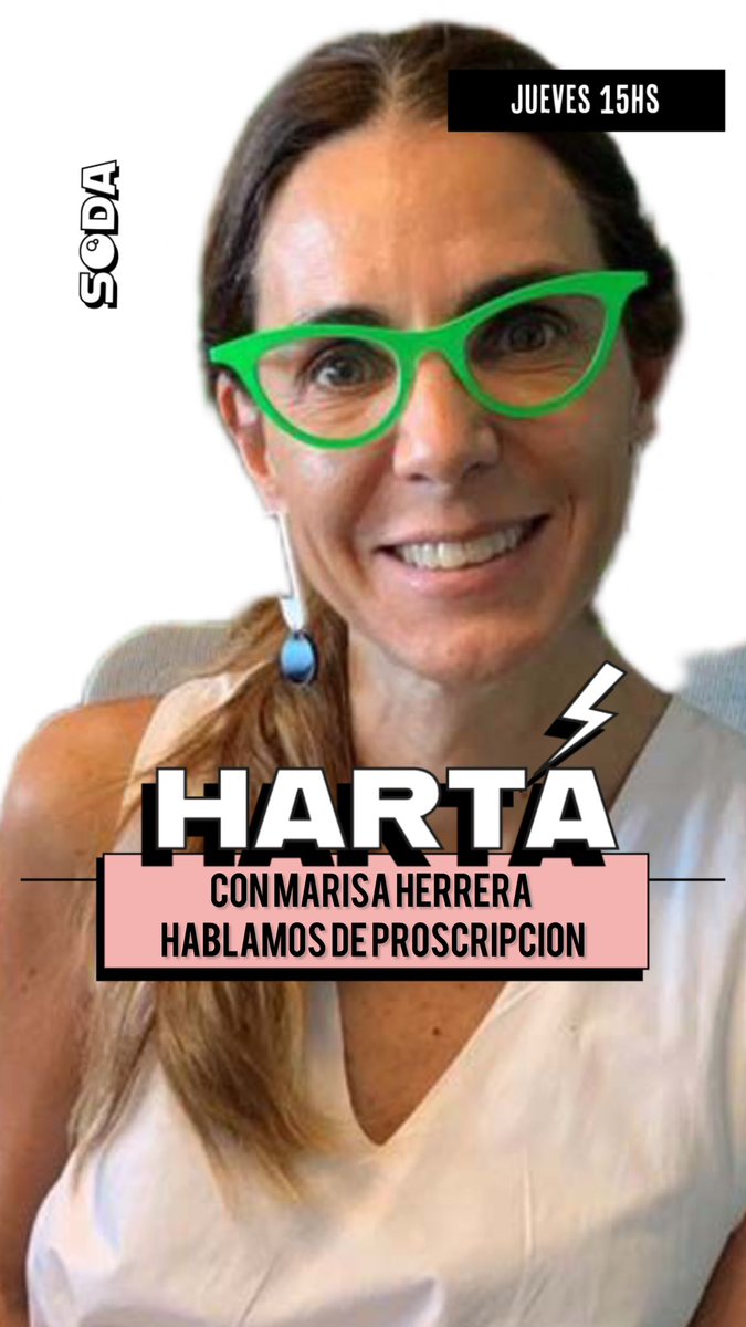 Micaela Ferraro (@micaferrarom) on Twitter photo Mañana en Harta por <a href="/quierosoda_/">quiero soda</a> hablamos con Marisa Herrera de Proscripción junto q <a href="/holasolprieto/">Sol Prieto</a> y a <a href="/JimenaBondaruk/">Jimena Bondaruk</a> Mañana en Harta por <a href="/quierosoda_/">quiero soda</a> hablamos con Marisa Herrera de Proscripción junto q <a href="/holasolprieto/">Sol Prieto</a> y a <a href="/JimenaBondaruk/">Jimena Bondaruk</a>
