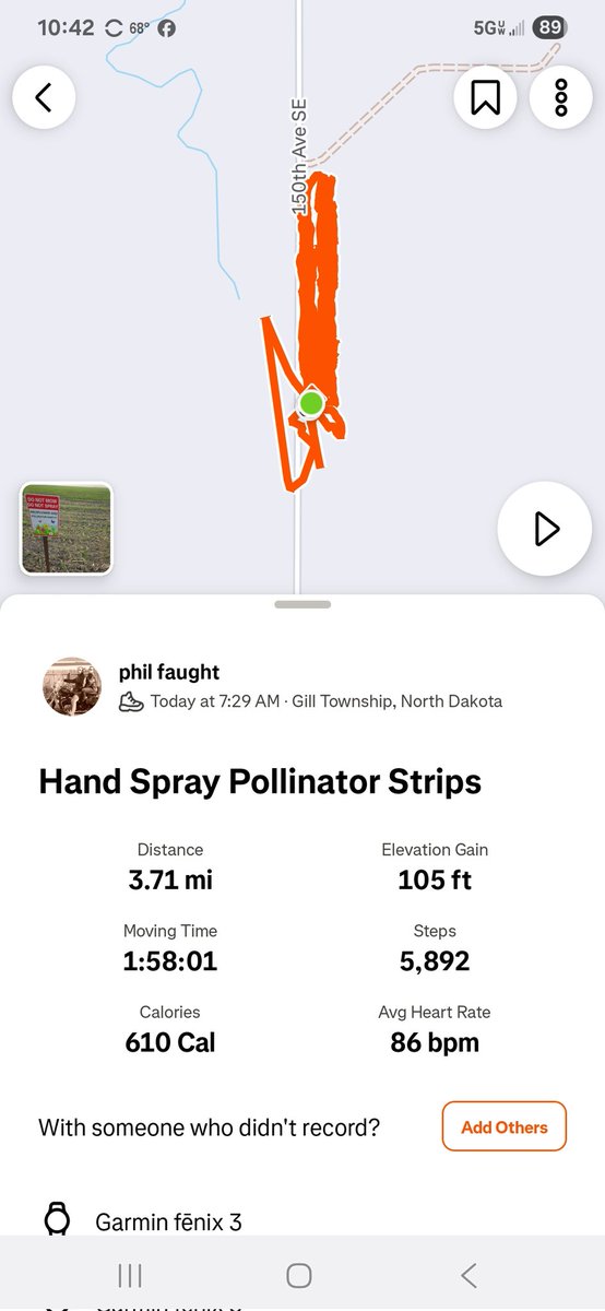Today's Farm Workout.  I couldn't help but ponder Ferris Bueller's Day off.  Since I walked backwards half the time are my actual miles zero?