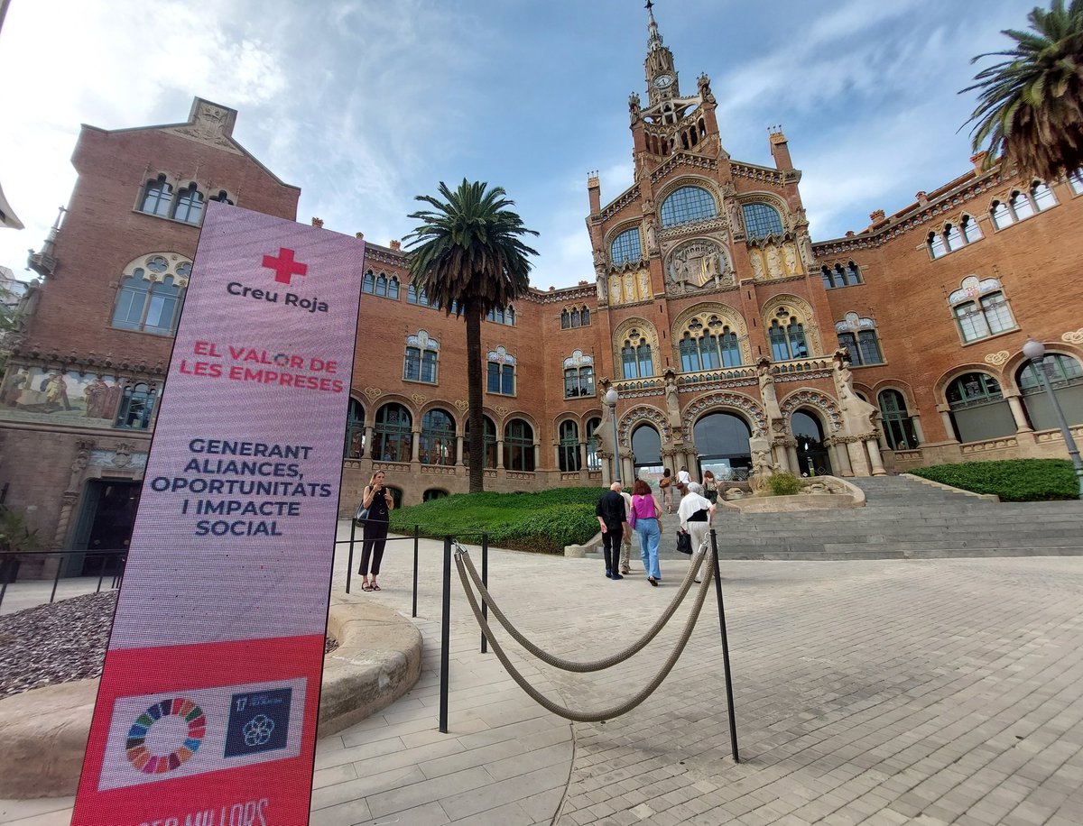 Creu Roja Catalunya (@creurojacat) on Twitter photo 🎉 Avui celebrem “El Valor de les Empreses”, un acte molt especial d’agraïment a totes les empreses, fundacions i entitats que feu possible la nostra acció humanitària.
📍 <a href="/santpaubcn/">Recinte Modernista de Sant Pau</a>
🤝 Gràcies per caminar al nostre costat.
#ElValorDeLesEmpreses 🎉 Avui celebrem “El Valor de les Empreses”, un acte molt especial d’agraïment a totes les empreses, fundacions i entitats que feu possible la nostra acció humanitària.
📍 <a href="/santpaubcn/">Recinte Modernista de Sant Pau</a>
🤝 Gràcies per caminar al nostre costat.
#ElValorDeLesEmpreses