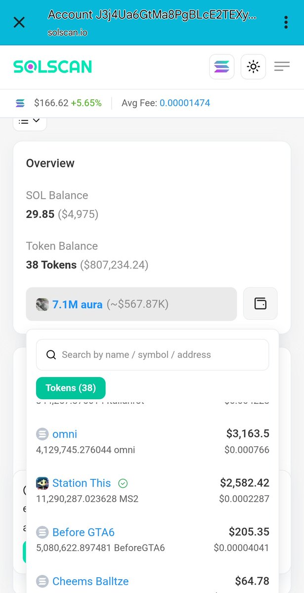 $AURA $FARTCOIN whale loading up on $omni