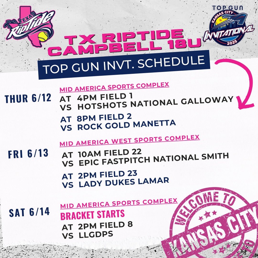 Mia Gagliardi 2025 (@gagliardimia) on Twitter photo Kansas City this weekend!! <a href="/TxRiptide07/">TEXAS RIPTIDE</a> <a href="/SamCamp50/">Sam Campbell</a> <a href="/VTechSBcoach/">Pete</a> <a href="/michaellew10/">Mike Lewis</a> <a href="/jjpower19/">Joshua Johnson, PhD</a> <a href="/HuemulMata/">Huemul Mata</a> Kansas City this weekend!! <a href="/TxRiptide07/">TEXAS RIPTIDE</a> <a href="/SamCamp50/">Sam Campbell</a> <a href="/VTechSBcoach/">Pete</a> <a href="/michaellew10/">Mike Lewis</a> <a href="/jjpower19/">Joshua Johnson, PhD</a> <a href="/HuemulMata/">Huemul Mata</a>