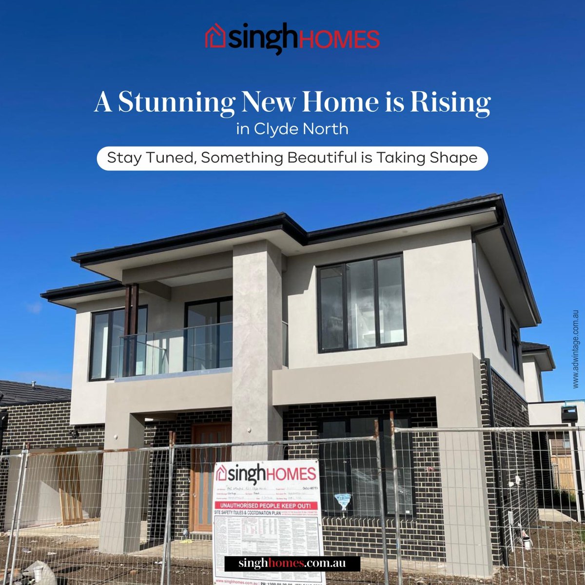 singhhomesmel's tweet image. A stunning new home is rising in Clyde North! Stay tuned as something beautiful takes shape.

Call us at 1300 982 098 or visit at singhhomes.com.au to start building your dream home.
#underprogress #underconstruction #clydenorth
#melbournehomes #Melbourne #Home #HomeDesign
