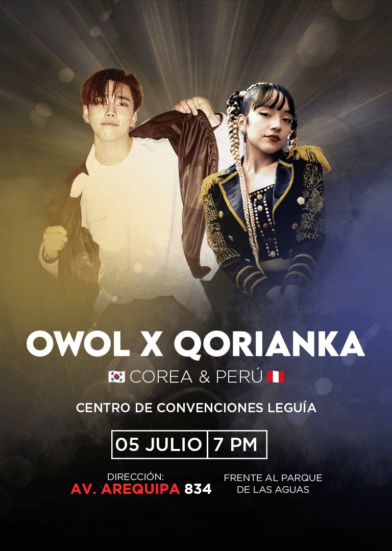 zero_Live (@zerolive_pe) on Twitter photo Desde Corea del Sur 🇰🇷, llega @owol14th
📍Centro de Convenciones Leguia
📆 Sábado 5 de Julio
Entradas en <a href="/TicketmasterPE/">Ticketmaster Perú</a> Desde Corea del Sur 🇰🇷, llega @owol14th
📍Centro de Convenciones Leguia
📆 Sábado 5 de Julio
Entradas en <a href="/TicketmasterPE/">Ticketmaster Perú</a>