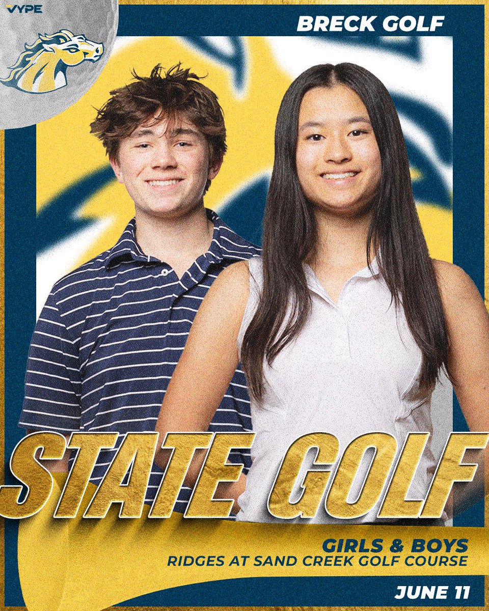 Good luck to #BreckBGOLF and #BreckGGOLF today at the second day of the State Golf Meet!