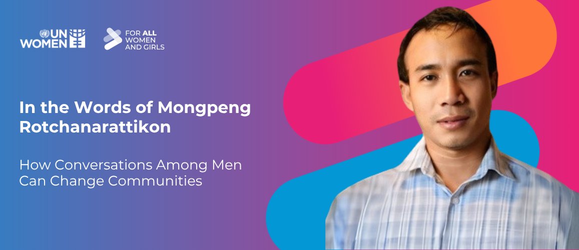 HeForShe (@heforshe) on Twitter photo This is the story of Mongpeng Rotchanarattikon, a man working to shift attitudes in his refugee community.
Through <a href="/RESCUEorg/">IRC - International Rescue Committee</a>, he is showing how honest conversations among men can help prevent gender-based violence and build safer communities.
🔗 ow.ly/zbns50W7FbV This is the story of Mongpeng Rotchanarattikon, a man working to shift attitudes in his refugee community.
Through <a href="/RESCUEorg/">IRC - International Rescue Committee</a>, he is showing how honest conversations among men can help prevent gender-based violence and build safer communities.
🔗 ow.ly/zbns50W7FbV