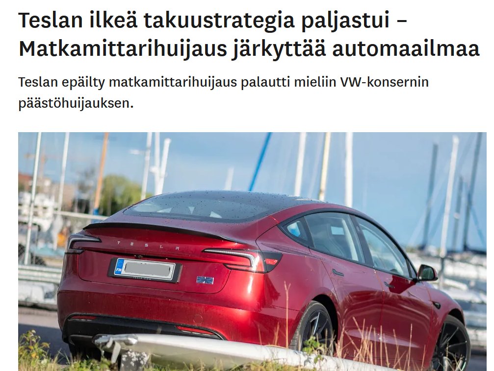 Suurin osa auton ostajista tekee ostopäätöksen tunteella, pienempi osa järjellä. Lisäksi on yllättävän paljon myös Teslan ostaneita, mitä en ymmärrä.