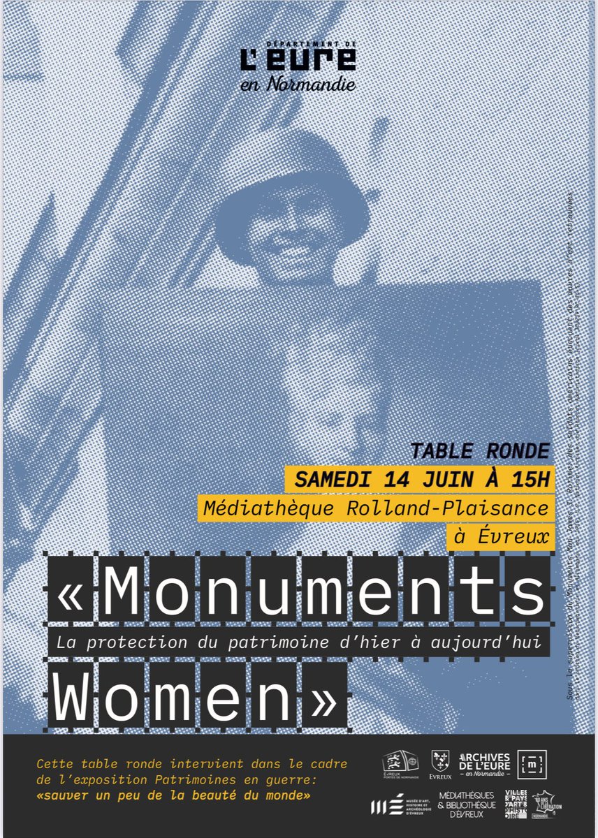 Tim (@timleberre) on Twitter photo Dans la foulée de l’exposition « Patrimoine en guerre » actuellement présentée par <a href="/EureenNormandie/">Département de l’Eure</a>, une table ronde se tiendra le 14 juin prochain à <a href="/VilleEvreux/">Ville d'Evreux</a> Dans la foulée de l’exposition « Patrimoine en guerre » actuellement présentée par <a href="/EureenNormandie/">Département de l’Eure</a>, une table ronde se tiendra le 14 juin prochain à <a href="/VilleEvreux/">Ville d'Evreux</a>