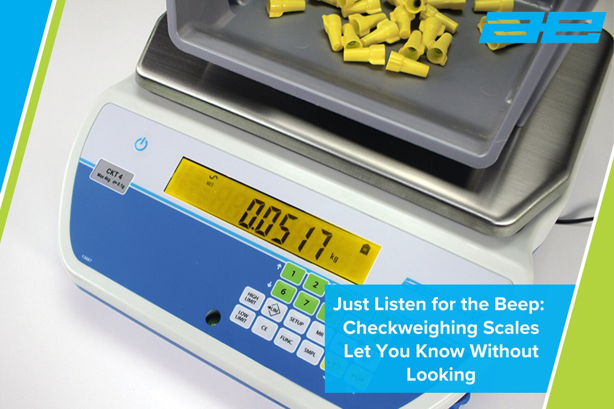 Busy warehouse? No problem. Adam Checkweighing Scales can beep when a weight’s in or out of range, so you don’t have to keep your eyes on the screen. Find our checkweighing scales here: zurl.co/oSESv #scales #balances #checkweighing