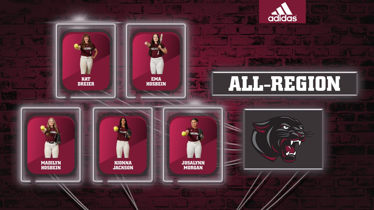 Congratulations to our five varsity softball players who were selected all-region!

Go Panthers!