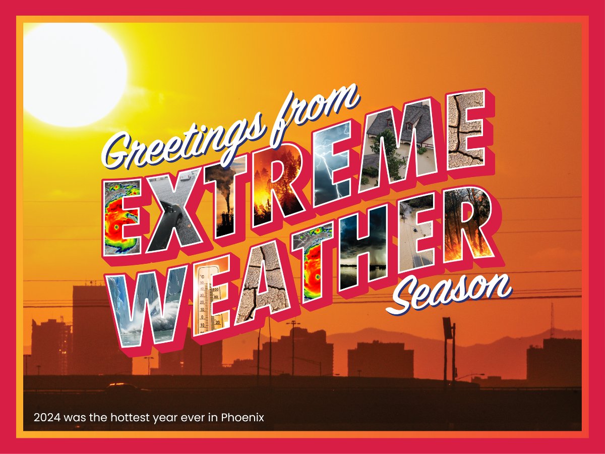 Summer may be just getting started, but #ExtremeWeatherSZN is year-round. Climate pollution is making severe weather more frequent, intense and dangerous, and without critical climate protections, our communities will suffer.  zurl.co/l49W3