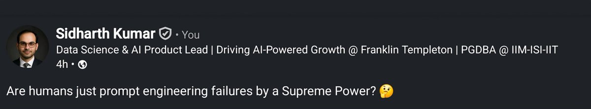 Read more here - linkedin.com/posts/sidharth…

#AI #Human #philosophy