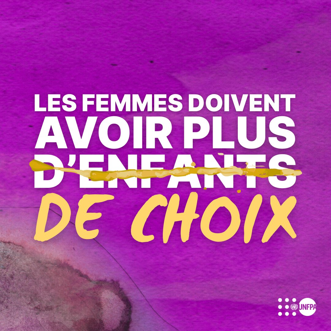 📣 Les femmes ne sont pas responsables du déclin de la fertilité.

#LaVraieCriseDeLaFertilité, c'est que les gens se sentent incapables de fonder les familles qu'ils désirent.

En savoir plus : unf.pa/rfc