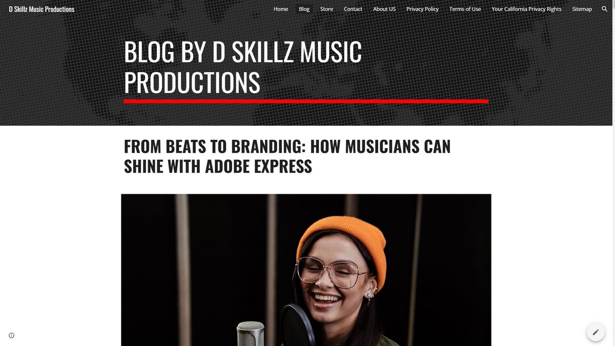 🎨🔥 Your sound is 🔥 now make your brand just as bold.
Discover how independent artists can stand out using Adobe Express for next-level visuals, merch, and marketing.
🚀 Tap in &amp; build your identity now:
👉 dskillzmusic.com/blog
#MusicianBranding #DIYMUSICIAN #MusicMarketing