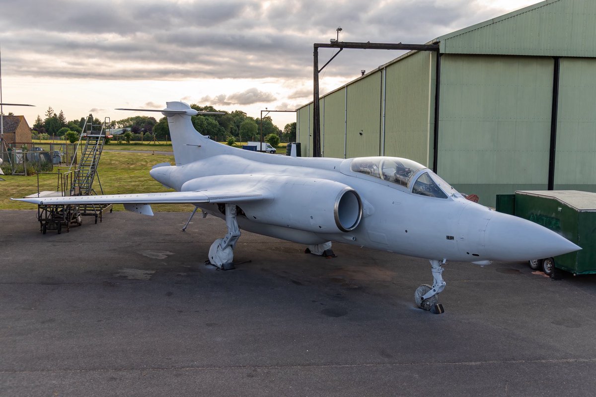 XW544 currently looking like a 1:1 scale Airfix kit in bare plastic, but looking rather fresh nonetheless in its primer coat! Soon time to add some colour so long as the weather remains kind to us - fingers crossed!