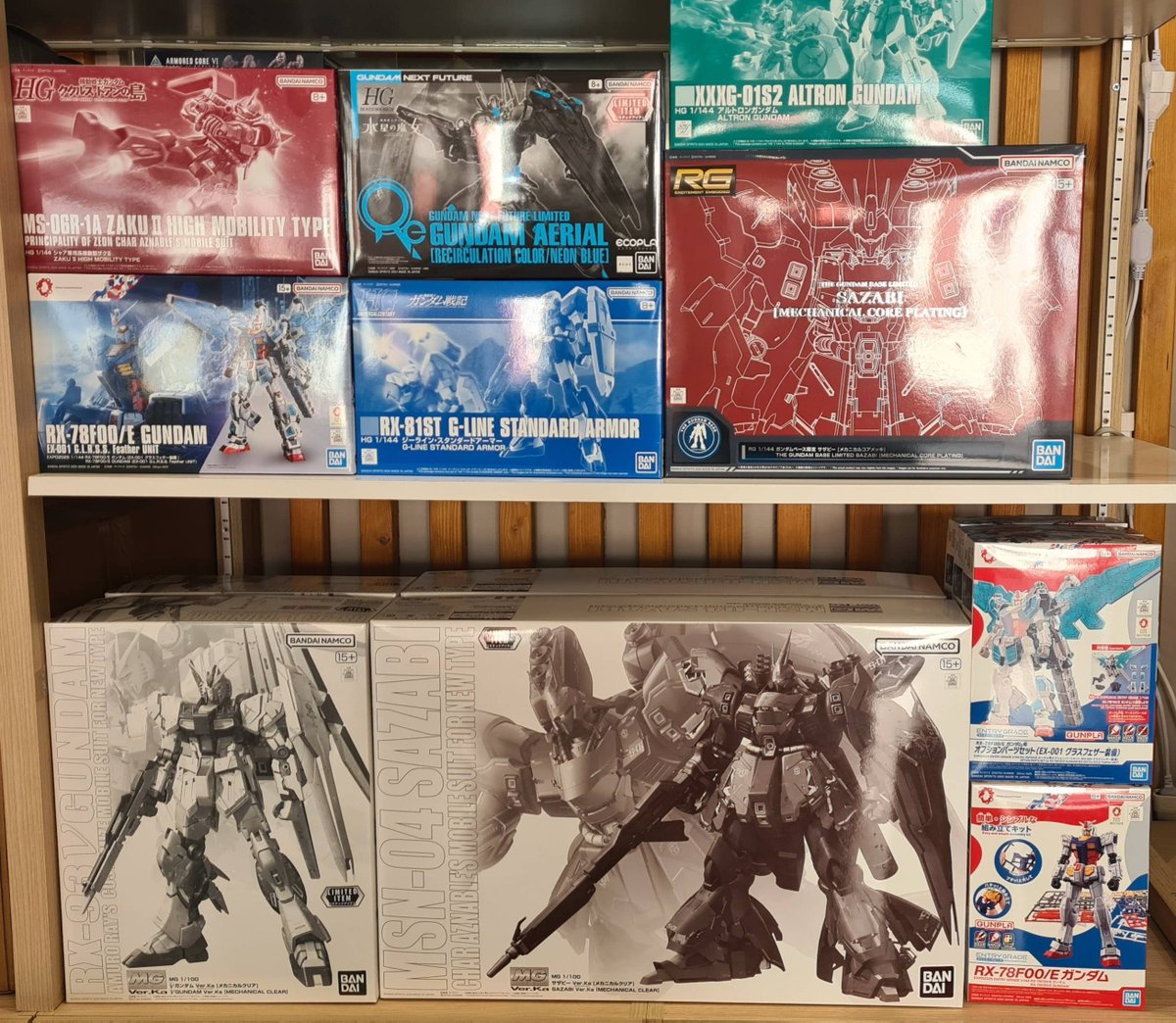 RiseOfGunpla's tweet image. [REASSORT]

Beaucoup de kits P-bandai et exclusifs de la Gundam base arrivés aujourd'hui !

direction riseofgunpla.com 

#gunpla #pbandai