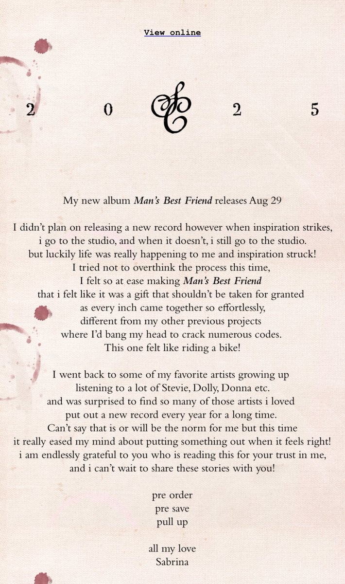 OMG SABRINA IS RELEASING A NEW ALBUM 🗣️🗣️🗣️🗣️🗣️🗣️