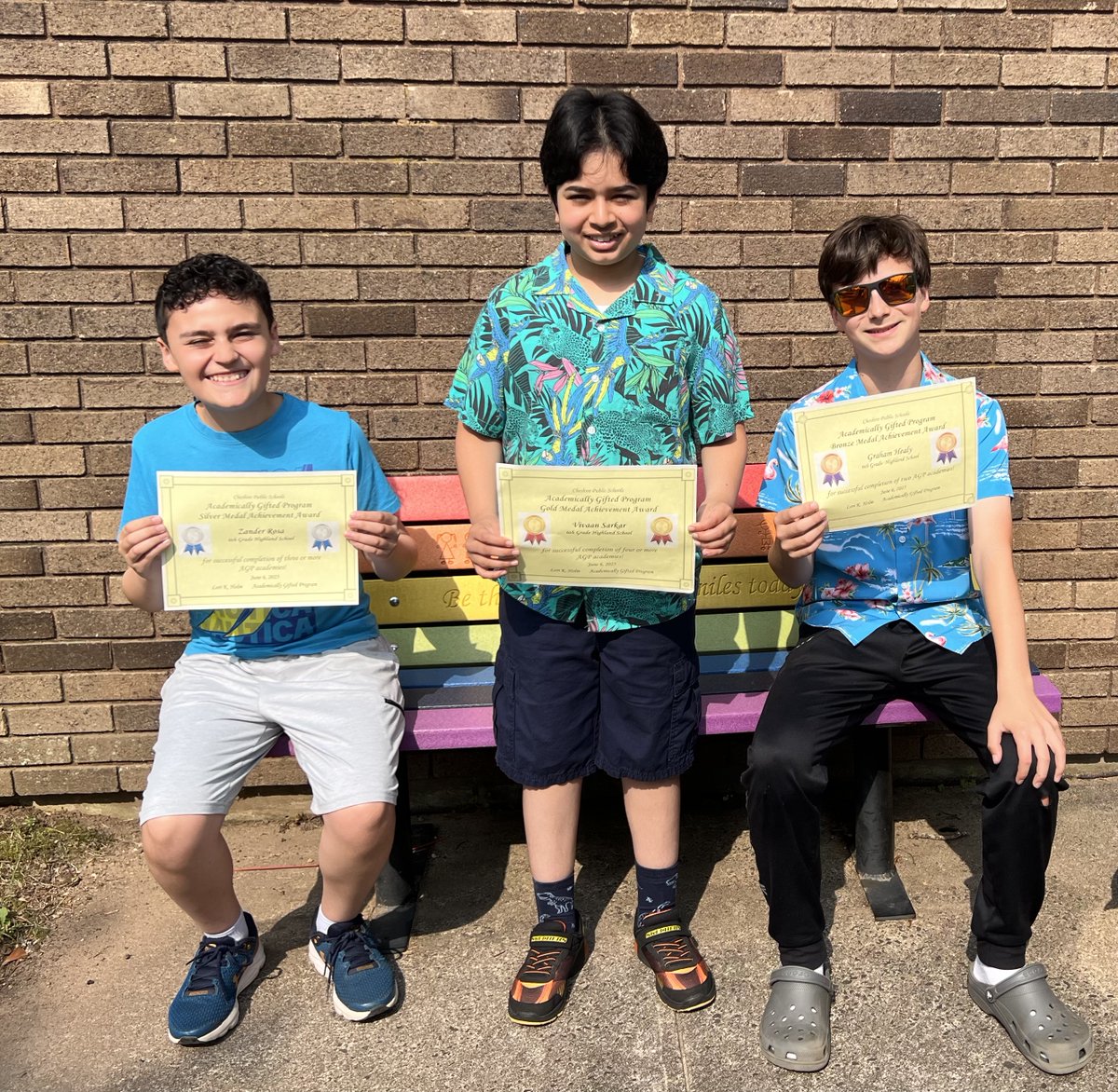 Congratulations to the 4th - 6th-grade Highland Academically Gifted Program (AGP) Medalists for the 2024-25 school year! These deserving students placed in a variety of medals, including bronze, silver, and gold.  #cheshirepublicschools #highlandschool