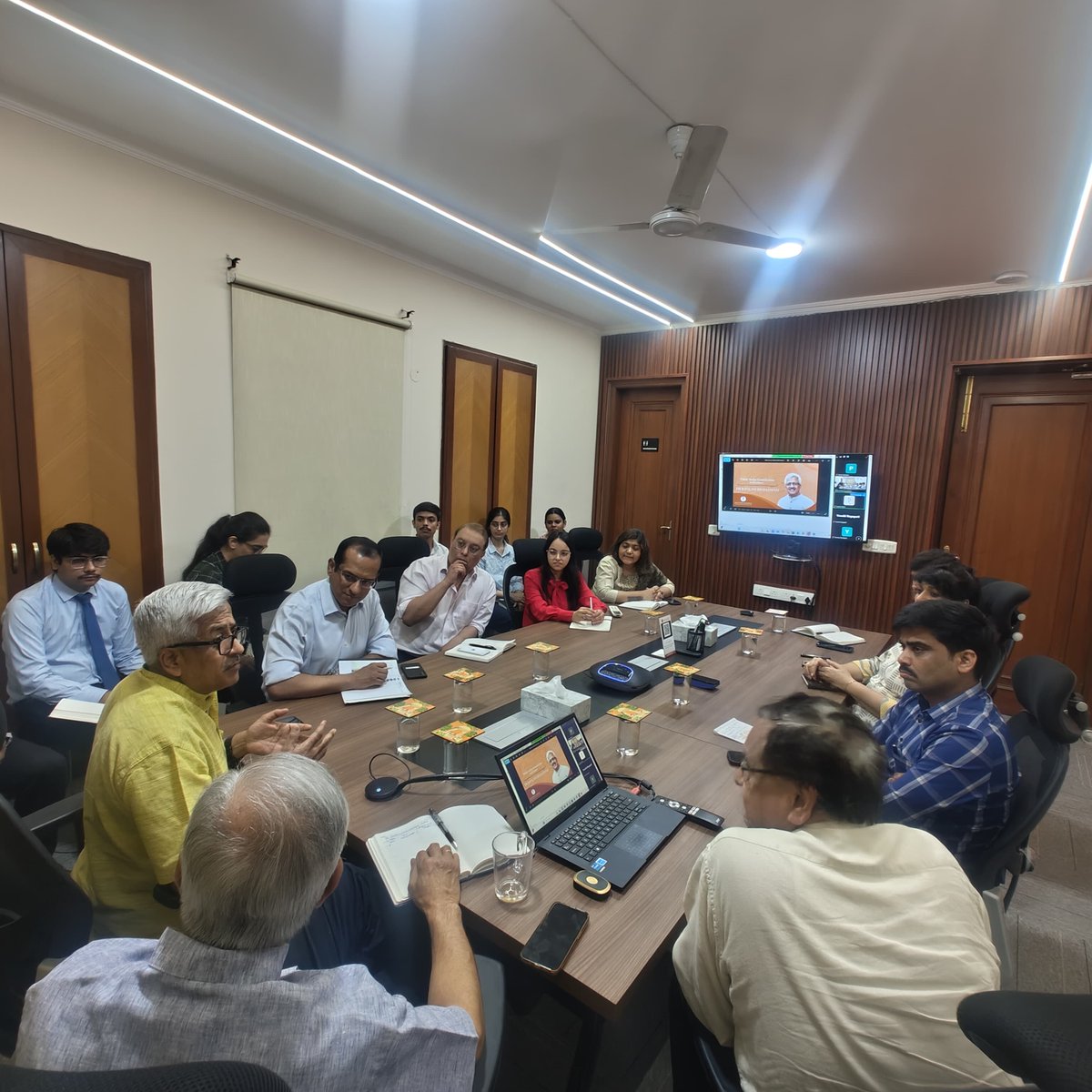 Pahlé India Foundation (@pahleindia) on Twitter photo Pahle India Foundation (PIF) was honored to host an interactive session at its Delhi office on 11 June 2025, with <a href="/drrbalu/">Dr R Balasubramaniam</a>, Member - Human Resource, <a href="/CBC_MK/">Capacity Building Commission</a>. Speaking on the challenges and opportunities in the Indian policy ecosystem, Dr Balu, as he is popularly known, provided Pahle India Foundation (PIF) was honored to host an interactive session at its Delhi office on 11 June 2025, with <a href="/drrbalu/">Dr R Balasubramaniam</a>, Member - Human Resource, <a href="/CBC_MK/">Capacity Building Commission</a>. Speaking on the challenges and opportunities in the Indian policy ecosystem, Dr Balu, as he is popularly known, provided