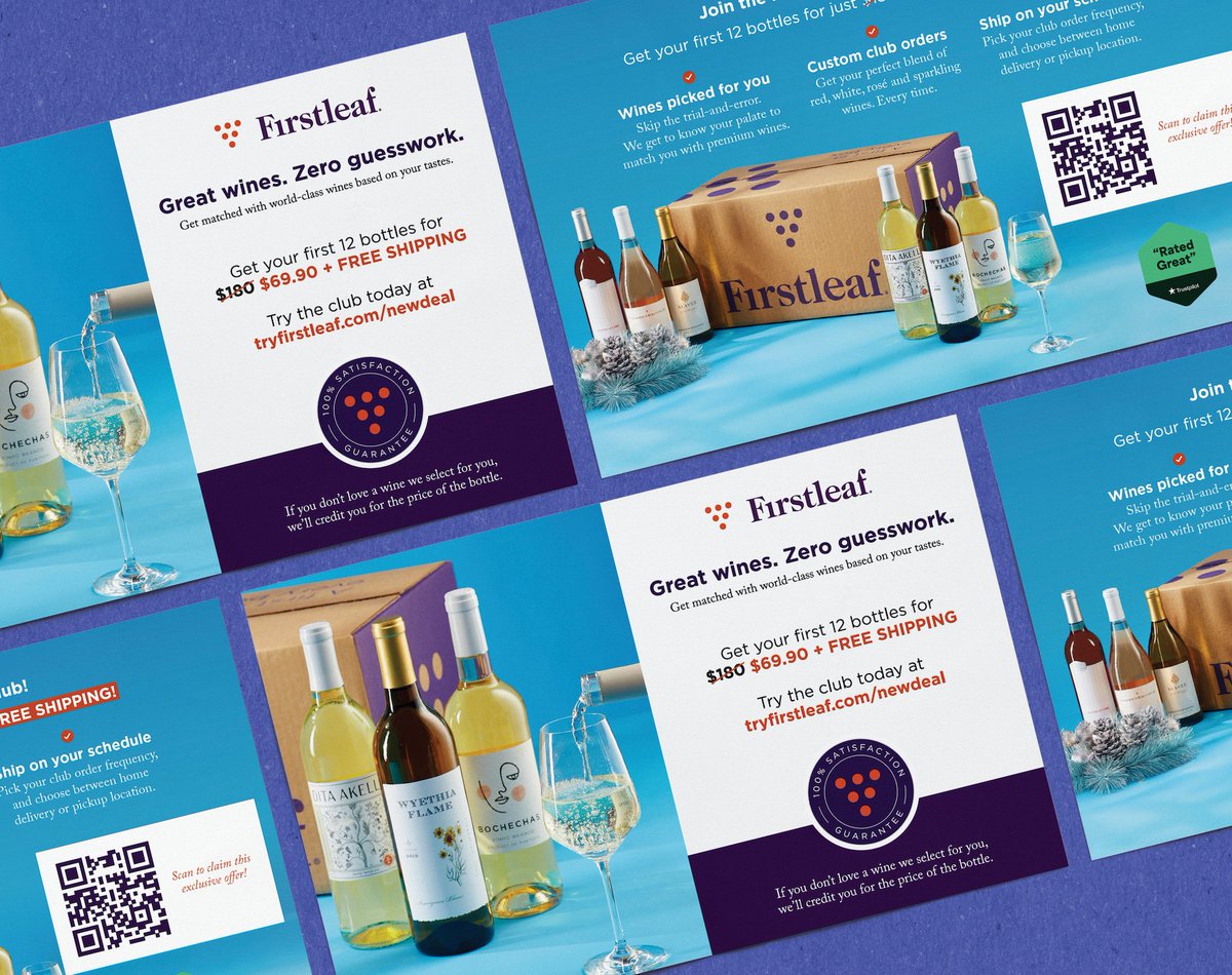 ShareLocalMedia's tweet image. See how @firstleafwine cut its blended CPAs in half by implementing a more strategic approach to the brand's shared mail strategy 🍷✨

Check out the full case study on our website: hubs.la/Q03klBCz0

#DirectMail #ClientTestimonials #SharedMail #PerformanceMarketing…