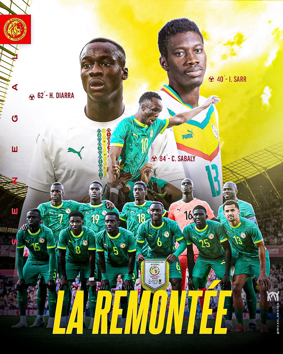 La remontée spectaculaire du 🇸🇳….