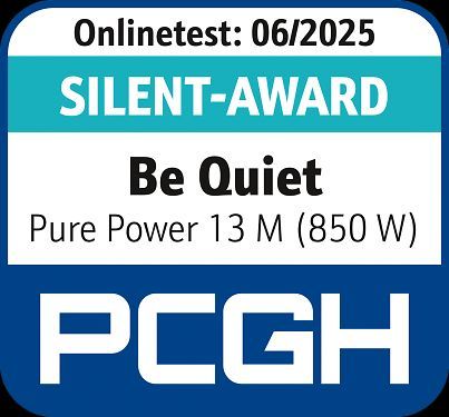 Unser Fazit samt Award zum <a href="/bequietofficial/">be quiet!</a> Pure Power 13 M: "Leises Netzteil mit moderner Technik, guter Effizienz und stabilem Regelverhalten. Schwächen bei der Kabellänge und den 85-°C-Kondensatoren kosten Punkte, ändern aber nichts an der insgesamt sehr gelungenen Umsetzung."