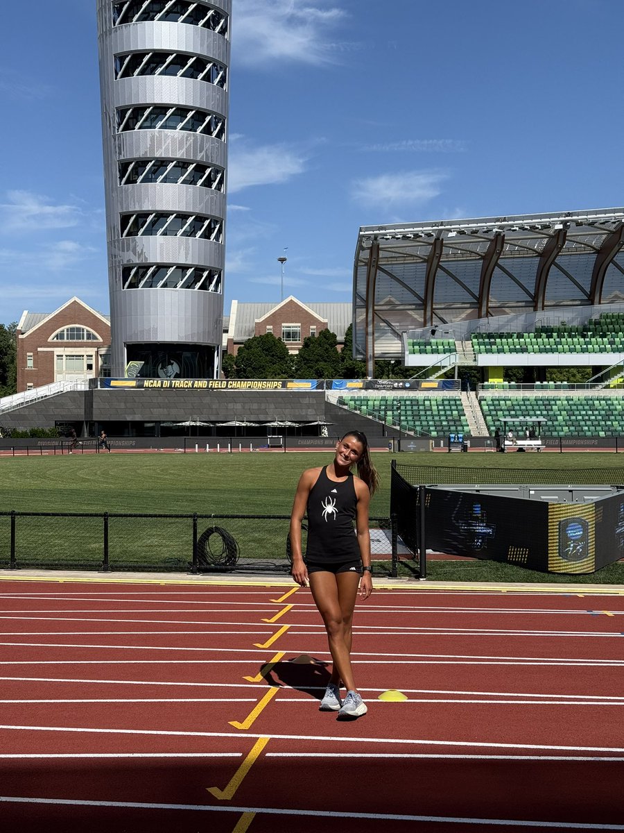 RichmondXCTF's tweet image. Shakeout day at the NCAA Outdoor Track &amp;amp; Field Championships Finals in Eugene, Oregon for Molly Wise. @SpiderAthletics @urichmond