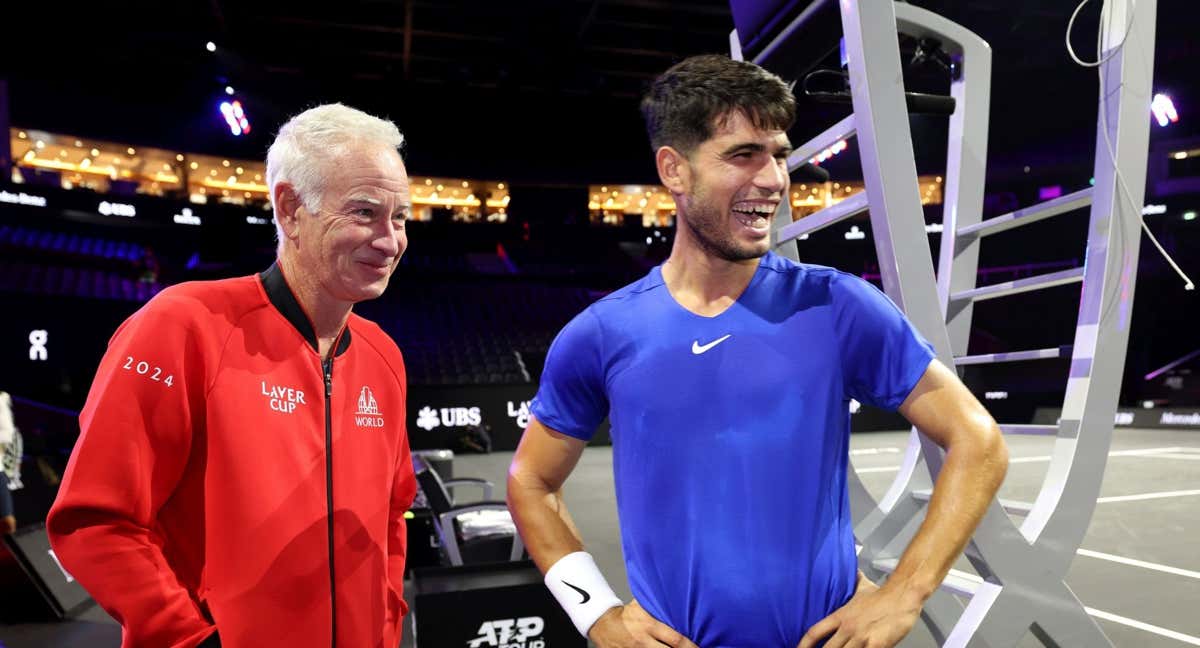 John McEnroe halagó a Alcaraz

"Carlos es el jugador joven más talentoso que he visto jamás, es simplemente brillante. Es el único tenista por el que pagaría una entrada para verlo en directo, el mejor regalo que podría haber recibido el tenis después del Big 3"