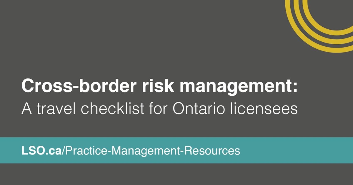 Law Society of Ontario tweet media