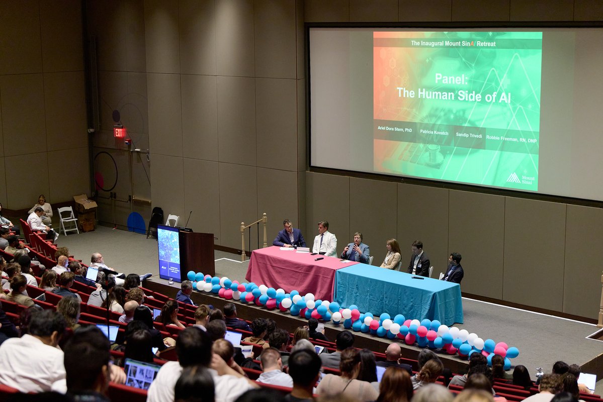 AIHealthMtSinai's tweet image. The Inaugural Mount SinAI Retreat sparked conversation on “The Human Side of AI” - a powerful reminder that innovation is not just about algorithms and data, but more importantly about people.
Huge thanks to our incredible panelists for sharing their insights!
#AIRetreat2025