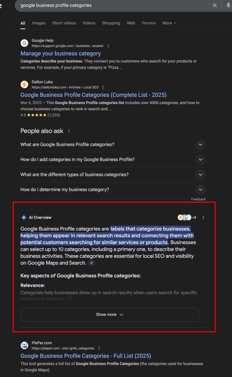 Starting to see AI overviews mixed in with organic results, anyone else seeing this? have not been able to replicate with a true local search yet...