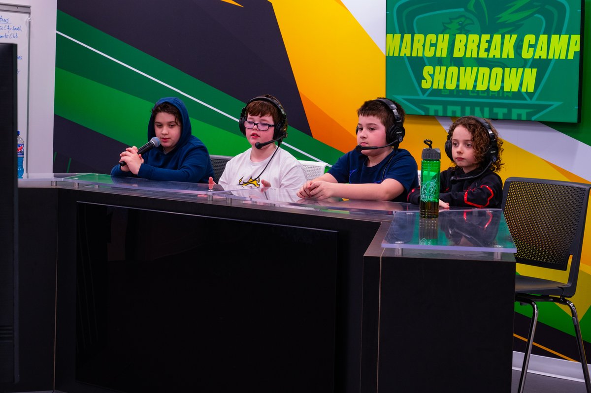 Our Esports Summer Camps are back! 

From competing on the big stage to working behind the scenes in esports production. Join us this summer to experience it all ☀️

Book at: stclairsaints.ca/sccesportscamp