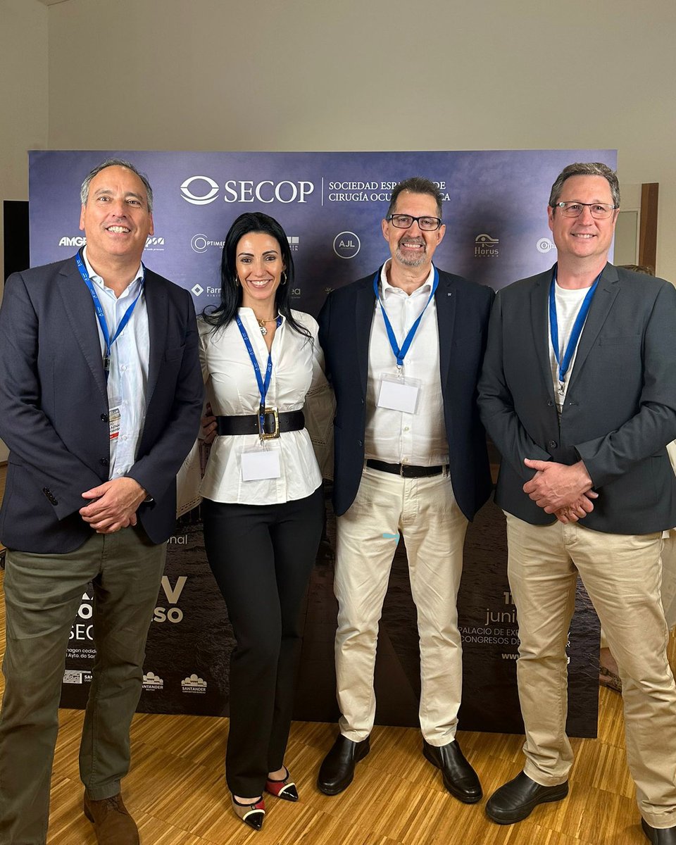 🎯 Arranca el XXXIV #CongresoSECOP en Santander y estamos presentes en el Palacio de Exposiciones y Congresos.

📍 Pásate por nuestro stand: resolvemos dudas, compartimos conocimiento y hablamos sobre salud ocular.

👁️ Un punto de encuentro para seguir avanzando juntos en el