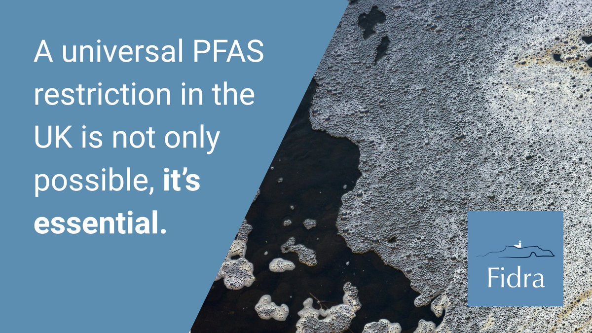 Persistent pollution… 🔄

Lack of consumer choice… 🚫

Availability of alternatives… 🔀

All reasons why a universal PFAS restriction is the best option for the UK. Explore our latest FAQ for clear answers on what this means and why it’s so important:  pfasfree.org.uk/universal-pfas…