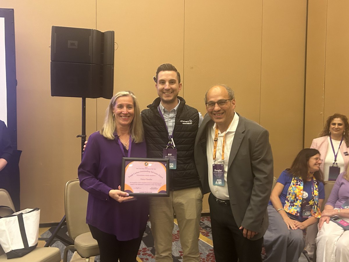 Alzheimer's Association Long Island Chapter (@alzlongisland) on Twitter photo Congratulations to Alzheimer's Advocate and Chapter Board Member Nancy Chandler, the recipient of the 2025 Frank Carlino Award in recognition of her determined advocacy on behalf of New Yorkers impacted by Alzheimer’s and other forms of dementia. #alzforum <a href="/NYSALZ/">New York State Alzheimer's Advocacy</a> <a href="/ALZIMPACT/">ALZ Impact Movement</a> Congratulations to Alzheimer's Advocate and Chapter Board Member Nancy Chandler, the recipient of the 2025 Frank Carlino Award in recognition of her determined advocacy on behalf of New Yorkers impacted by Alzheimer’s and other forms of dementia. #alzforum <a href="/NYSALZ/">New York State Alzheimer's Advocacy</a> <a href="/ALZIMPACT/">ALZ Impact Movement</a>