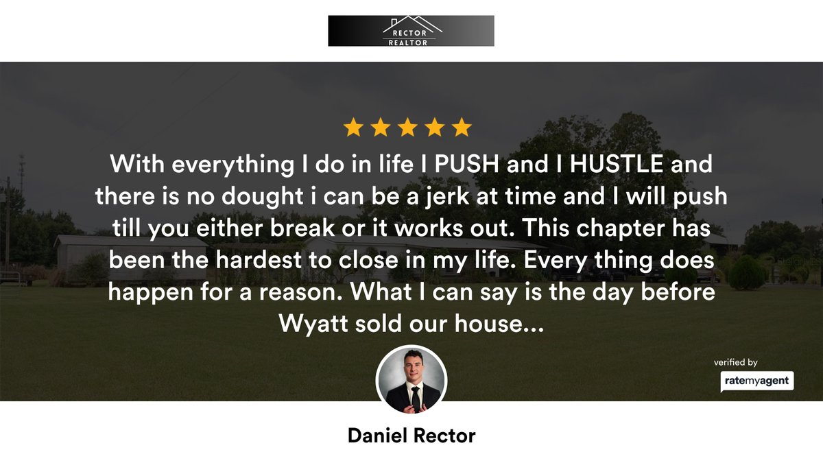 Wyatt Rector (@wyattrector) on Twitter photo My latest RateMyAgent review in Lemon Grove.
NAR 260506922
rma.reviews/dzzhmdnzy2fz
...
#ratemyagent #realestate #LPT_REALTY_LLC My latest RateMyAgent review in Lemon Grove.
NAR 260506922
rma.reviews/dzzhmdnzy2fz
...
#ratemyagent #realestate #LPT_REALTY_LLC