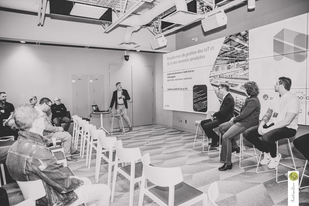 Lors de Perspectives numériques au COlab Innovation sociale et culture numérique situé au Saguenay-Lac-St-Jean, le directeur général du <a href="/_CIMEQ/">CIMEQ</a> , Benoit Routhier a discuté avec des entreprises de la valeur ajoutée des #CCTT, notamment en matière de #Productivité en entreprises.