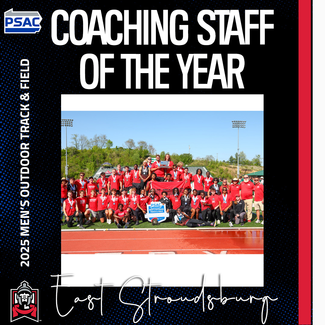 PSAC Sports (@psacsports) on Twitter photo MEN'S OUTDOOR TRACK & FIELD: The 2025 #PSACOTF Major Award winners!
Track AOTY: Ryan Miller, <a href="/HavenAthletics/">Lock Haven Athletics π¦
</a>
Field AOTY: Cole Gorham, <a href="/ESUWarriors/">ESU Warriors</a>
FOTY: Luke Stevenosky, <a href="/ESUWarriors/">ESU Warriors</a>
Coaching Staff of the Year: <a href="/ESUWarriors/">ESU Warriors</a>
tinyurl.com/2dcj6dnp
#PSACProud MEN'S OUTDOOR TRACK & FIELD: The 2025 #PSACOTF Major Award winners!
Track AOTY: Ryan Miller, <a href="/HavenAthletics/">Lock Haven Athletics π¦
</a>
Field AOTY: Cole Gorham, <a href="/ESUWarriors/">ESU Warriors</a>
FOTY: Luke Stevenosky, <a href="/ESUWarriors/">ESU Warriors</a>
Coaching Staff of the Year: <a href="/ESUWarriors/">ESU Warriors</a>
tinyurl.com/2dcj6dnp
#PSACProud