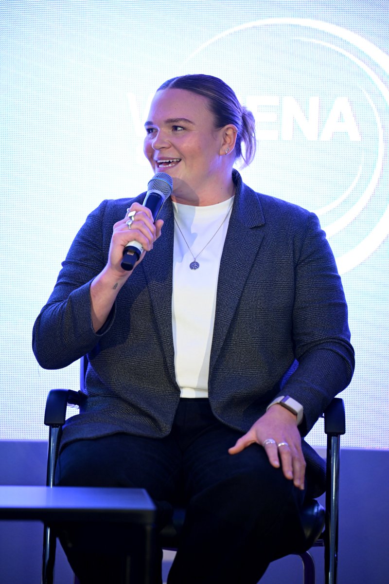 WimenaSport's tweet image. Panel 3: Her Story, Our Future 💬
With @SarahLily2468 , Adrianna Brownlee, @lucy_shuker & @dawnismaximus .
Chaired by Thayer Lavielle.
Powerful stories, powerful women.
🌟
#WIMENASport #RoleModels
#wimenasportwitharamco