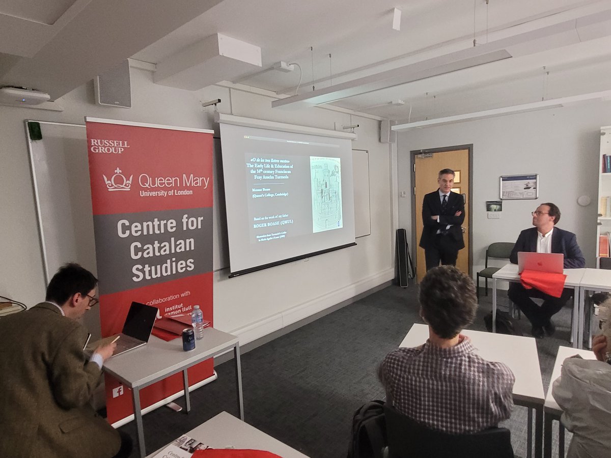 More about yesterday's fascinating seminar given by Mansur Boase, “The Early Story of Fra Anselm Turmeda: A 14th century Franciscan from Mallorca who converted to Islam and wrote in three languages” on our website:
ccsqmul.com/2025/06/11/man…