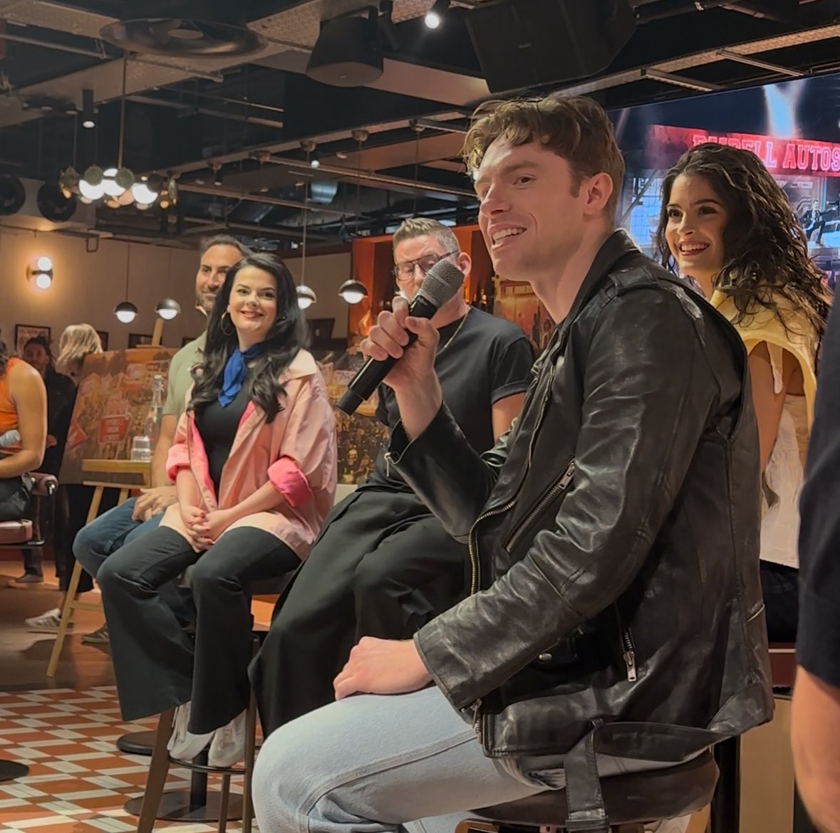 theatre_weekly's tweet image. We went to the launch of Secret Cinema’s GREASE: The Immersive Movie Musical - the doors to Rydell High will open for just six weeks from Friday 1 August to Sunday 7 September at Evolution London, in Battersea Park #WeGoTogether
Artist Impression: Dale Croft