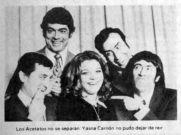 seba_flores's tweet photo. Yasna Carrión, la primera "Miss Ritmo", fue una de las animadoras de "Sábados en el 9" en el canal de la U. de Chile desde 1972, tras la partida de Enrique Maluenda a Puerto Rico. Compartía la animación con Ana María Barrenechea, Alejandro Chávez y Johnny Smith #ElMedioDiaTVN https://t.co/S0ISLDzomb