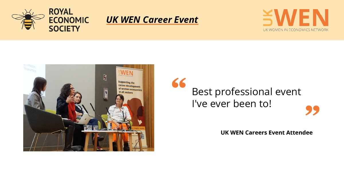Royal Economic Society (@royaleconsoc) on Twitter photo 📸🎥 Missed our recent <a href="/UKWomenEcon/">UK Women in Economics Network (UK WEN)</a> Careers event? You can now view the recording & photos!
👉 bit.ly/3HCbNmy
Over 100 delegates joined us at LSE for insights, inspiration & advice from leading #womeninecon.
#UKWEN #Economics #EconTwitter 📸🎥 Missed our recent <a href="/UKWomenEcon/">UK Women in Economics Network (UK WEN)</a> Careers event? You can now view the recording & photos!
👉 bit.ly/3HCbNmy
Over 100 delegates joined us at LSE for insights, inspiration & advice from leading #womeninecon.
#UKWEN #Economics #EconTwitter
