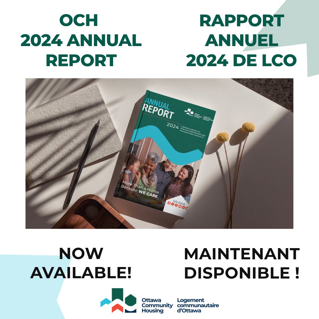 OCH_LCO (@och_lco) on Twitter photo On June 11, we presented our 2024 Annual Report to <a href="/ottawacity/">City of Ottawa</a> council. It highlights how OCH is strengthening communities, supporting tenants, and investing in #affordablehousing, thanks to the dedication and teamwork of staff, tenants, and partners.
Read more: On June 11, we presented our 2024 Annual Report to <a href="/ottawacity/">City of Ottawa</a> council. It highlights how OCH is strengthening communities, supporting tenants, and investing in #affordablehousing, thanks to the dedication and teamwork of staff, tenants, and partners.
Read more: