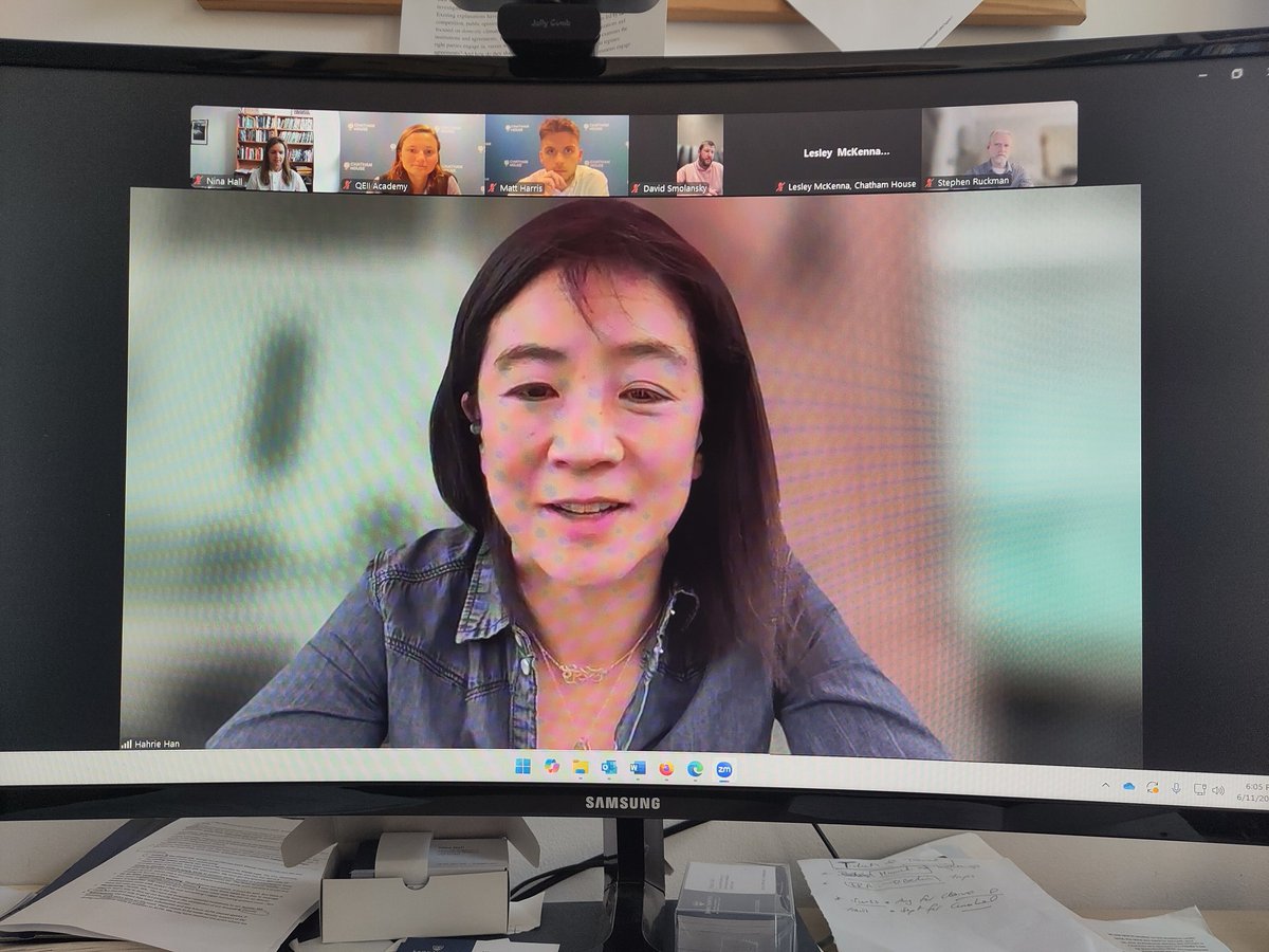 Ninawth's tweet image. Great to discuss democratic resilience & civic innovation w/ @SNFAgora @hahriehan @ChathamHouse
& all the young ppl involved w/ Future Conversations initiative!
chathamhouse.org/academy/common…