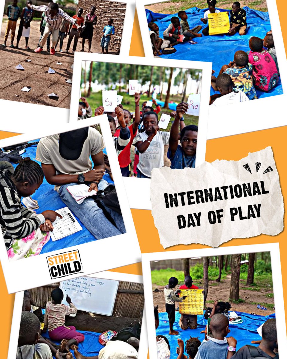 Street Child (@streetchilduk) on Twitter photo Play isn't just fun — it's powerful.🪁⚽🎨 In Uganda, Street Child and <a href="/YARIDUganda/">YARID Uganda</a>, used play-based teaching to help over 3,600 refugee children build the foundational skills they need to thrive in school and beyond. ✏️
#InternationalDayOfPlay #ChoosePlayEveryDay, #IDOP2025 Play isn't just fun — it's powerful.🪁⚽🎨 In Uganda, Street Child and <a href="/YARIDUganda/">YARID Uganda</a>, used play-based teaching to help over 3,600 refugee children build the foundational skills they need to thrive in school and beyond. ✏️
#InternationalDayOfPlay #ChoosePlayEveryDay, #IDOP2025
